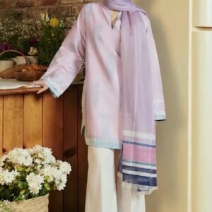 ZARA SHAHJAHAN- 3-Piece Embroidered Dhanak Suit | ARTICLE-559